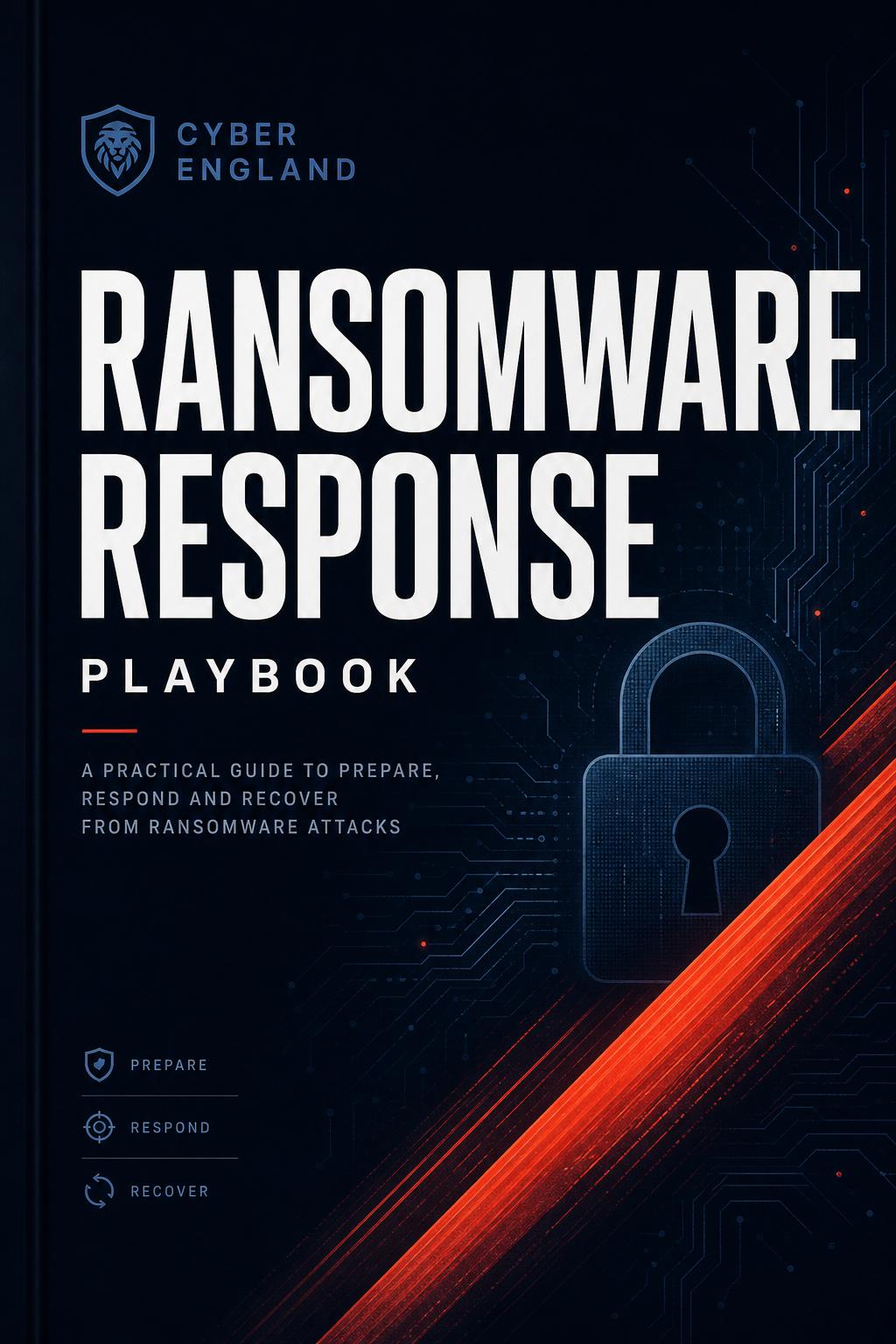 Ransomware Response Playbook PDF cover
